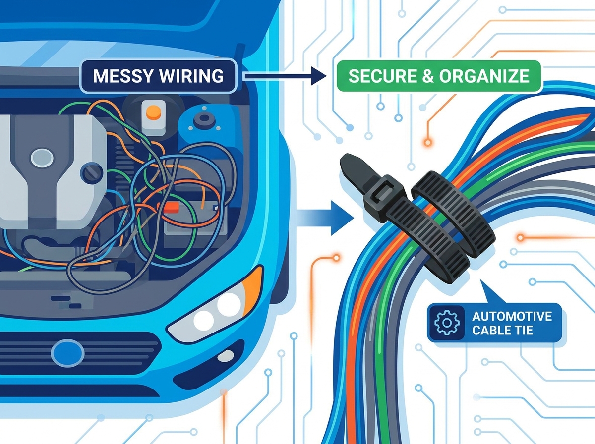 Automotive Cable Ties Application