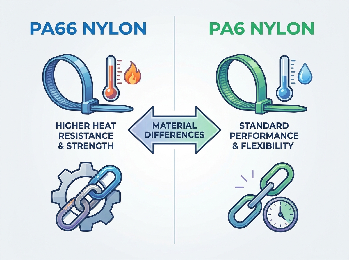 PA66 vs PA6 Nylon Cable Ties